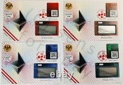 ONLY 6 Worldwide 4 Set Ersttagsbrief First Day Cover FDC CS2 Crypto Stamp 2.0