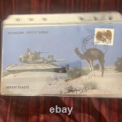 Operation Desert Shield First Day Cover Set Of 7 COA Included Rare Only 5k Made
