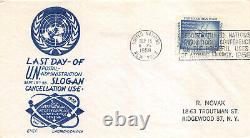 PH L. W. Staehle The First Day of U. N. Postal Administration Slogan 393740