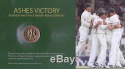 PNC Australia 2007 Cricket The Ashes Victory Howzat! RAM $1 Coin 4221/8000