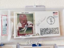 PSA 10 Bob Gibson'Cooperstown' Autographed First Day Cover 8.2.81 auto