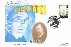 PSA/DNA slabbed CHRISTOPHER LEE signed TALES OF TERROR FDC autographed DRACULA