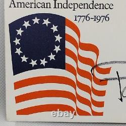 Paul Newman Signed 1976 First Day Cover American Independence Post Office FDC