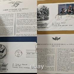Postal Commemorative Society US First Day Covers 1974 Collector's Stamp Book