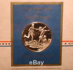 Postmasters of America Medallic First Day Covers 49 Sterling Silver Medal Coins