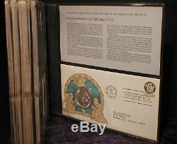 Postmasters of America Medallic First Day Covers 49 Sterling Silver Medal Coins