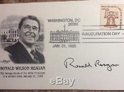 President Ronald Reagan rare authentic signed FDC