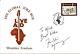 Queen Freddie Mercury Hand Signed Autographed Live Aid FDC Dedicated to Mark
