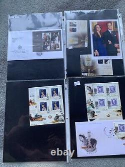 Queen Vintage Stamp Collection First Day Covers