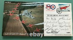 RAF Red Arrows signed Team Leader First Day Cover Ray Hanna John Blackwell RARE