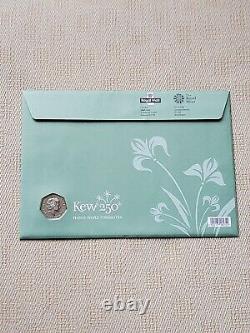 ROYAL MINT 2009 KEW GARDENS 50p In BRILLIANT UNCIRCULATED FDC, FIRST DAY COVER