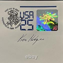 Rare 1989 U. S. Holographic Fdc First Day Cover Signed By Ken Hodges Artist