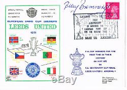 Rare Billy Bremner Signed Fdc Coa Leeds United Autograph First Day Cover Utd