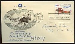 Raymond C. Care d1987 signed autograph auto First Day Cover WWII ACE & POW