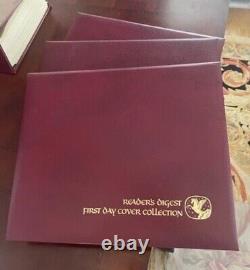Readers Digest First Day Cover Stamp Collection 3 volumes- (1978 1983)