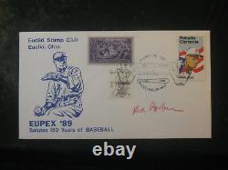 Red Barber Broadcaster Autographed Signed First Day Cover Envelope Jan. 28, 1989