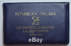 Repubblica Italiana 100 Lire 1974 Prova Marconi Fdc In Astuccio T62