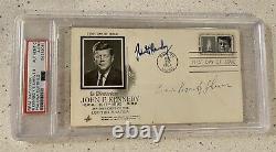 Robert F. Kennedy RFK & Eunice Kennedy Shriver Autograph Signed FDC JFK PSA COA