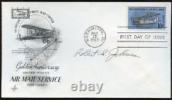 Robert S. Johnson d1998 signed autograph auto First Day Cover WWII ACE USAAF