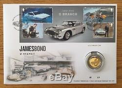 Royal Mint 007 James Bond Q Branch FDC ULTRA RARE Only 50 Made SOLD OUT