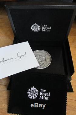 Royal Mint 250 gram. 999 SILVER Masterpiece Medal ARTHURIAN LEGEND Cased FDC