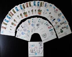 Russia Stamps Collection Lot of 200+ First Day Covers FDCs