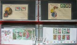 S2211 Singapur Singapore über 600 FDC 1949 2012 Sammlung in 14 Alben