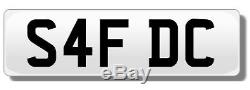 S4 FDC SAF SAFDAR Private Cherished Number Plate DC Integra DC2 DC5