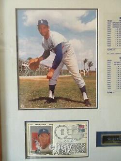 Sandy Koufax Don Drysdale Signed First Day Covers FDC HOF Cooperstown 1/350