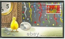 Scott 2720 Chinese Year Of The Rooster Horak Hand Painted First Day Cover Fdc
