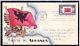 Scott 918 Albania Overrun Nations Dorothy Knapp Hand Painted First Day Cover