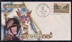 Scott 934 Army Dorothy Knapp Hand Painted First Day Cover Fdc Offers