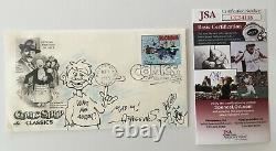 Sergio Aragones Signed Autographed First Day Cover w MAD Sketch JSA Certified