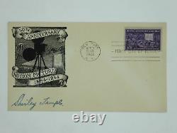 Shirley Temple Early Young Signed Autographed 1944 First Day Cover FDC JSA COA