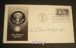 Signed First Day Cover Fr Oscar L Huber Gave Last Rites To John F Kennedy Dallas