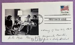 Signed Ruth Hyde Paine First Day Cover Autograph Fdc Great Content! Jfk