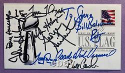 Signed Super Bowl Winning Coaches (9 Sigs) Fdc Autographed First Day Cover