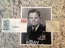 Signed autographed Army General Harold Hal G. Moore We Were Soldiers Photo FDC