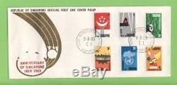 Singapore 1969 150th Anniversary of the founding of Singapore First Day Cover