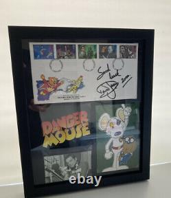 Sir David Jason Hand Signed FDC Dangermouse Framed Display Picture
