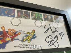 Sir David Jason Hand Signed FDC Dangermouse Framed Display Picture
