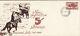 Stamp Australia 5/- brown cattle herding on 1961 Eric Ogden specific cachet FDC