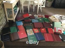 Stamp clearance 57kg 33 albums & stock books fdc letters huge job lot
