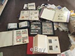Stamp clearance 57kg 33 albums & stock books fdc letters huge job lot