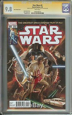 Star Wars #1 Cgc 9.8 501 Ross Variant Cover Signed By Stan Lee 1st Day Release