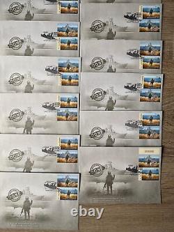 Super Rare Set! 26 Cities of Ukraine First Day Cover Russian Warship Done