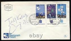 Terry Kollek Signed First Day Cover Autographed Israel FDC Jerusalem Mayor