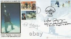 The Ascent of Everest 1953 FDC Signed Sir Edmund Hillary & Alfred Gregory
