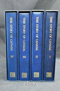 The Story Of Canada Excelsior Volumes 1 4 Stamps and First Day Covers