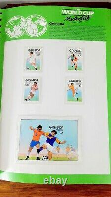 The World Cup Masterfile 4 Albums Stamps, First Day Covers, Coins Mexico'86